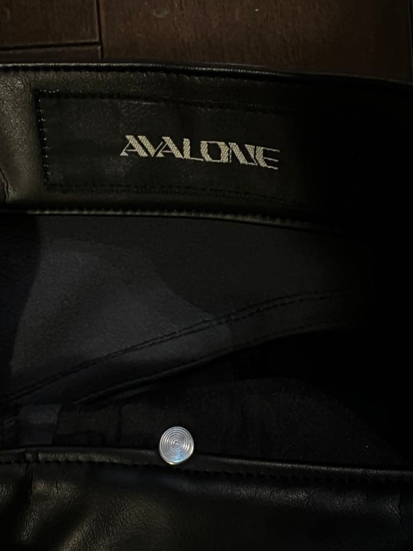 AVALONE SYNTHETIC/L PT avalone レザーパンツ