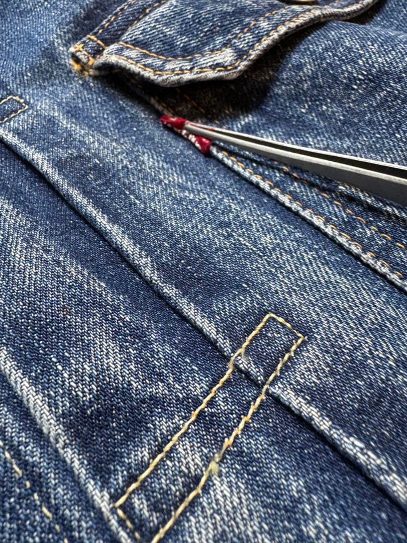 LEVIS オリジナル 507XX セカンド革パッチ　デニムジャケット