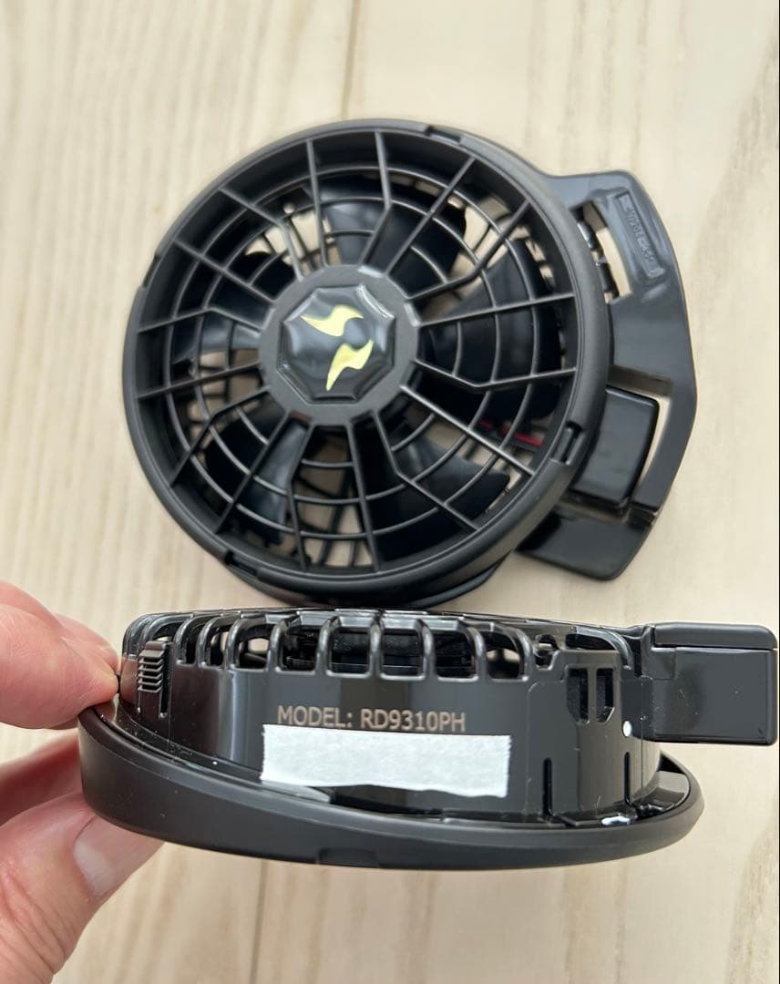【試着のみ】サンエス　空調ファンRD9310 バッテリーRD9490 のセット