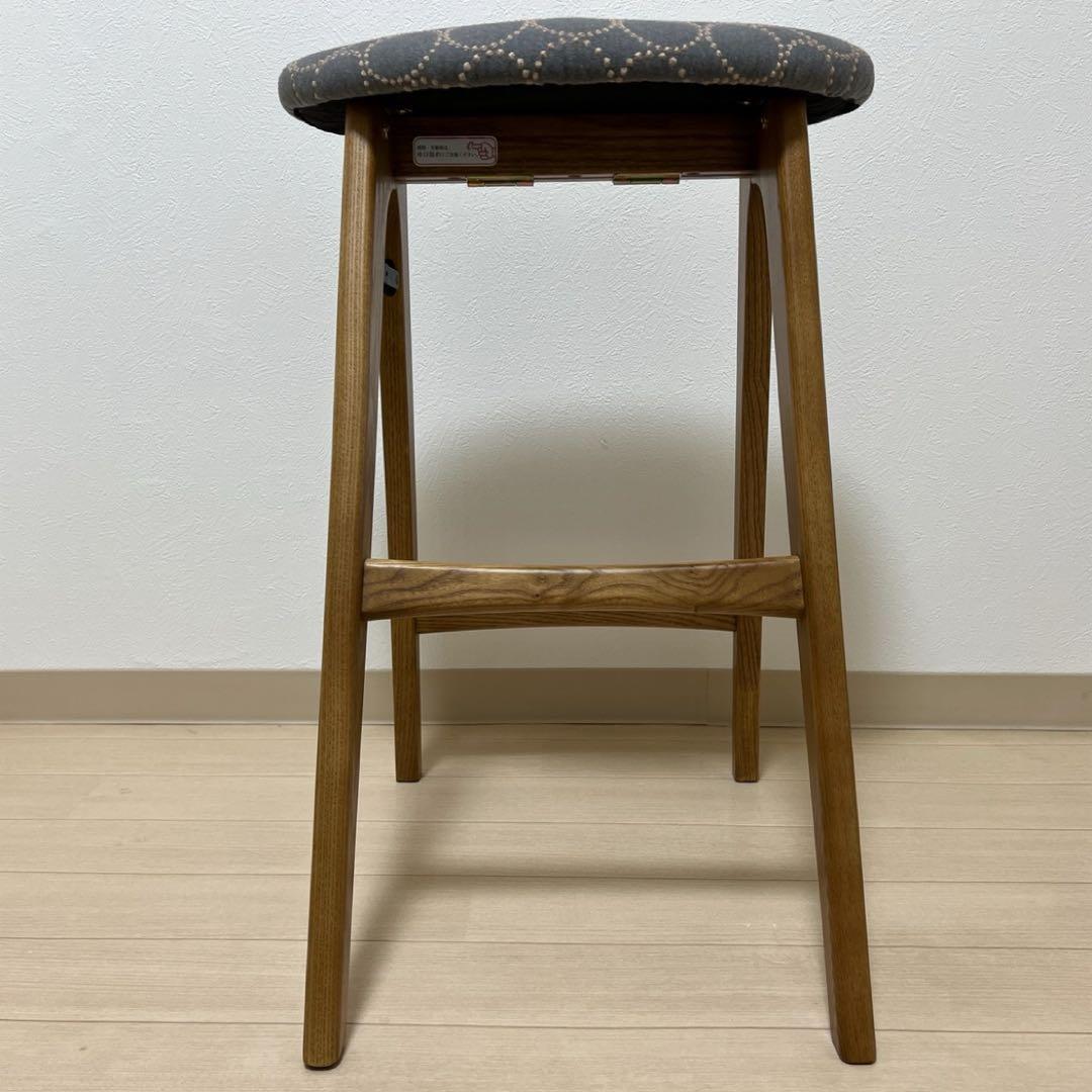 ミナペルホネン スツール タンバリン 折りたたみ 【グレー/ブルー】 チェア