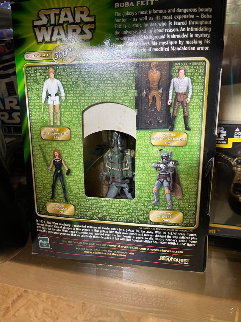 スターウォーズ　ボバ・フェット直筆サイン入りフィギュア