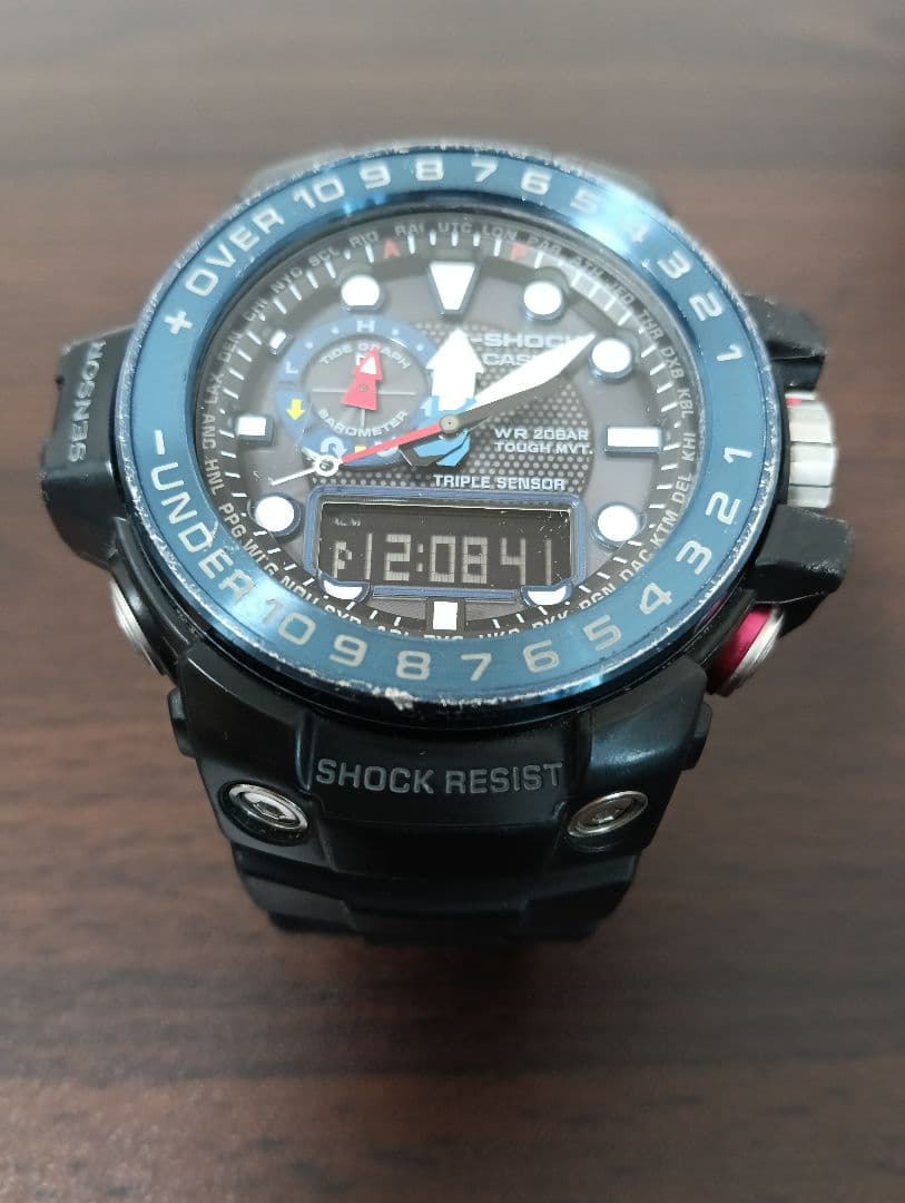 ジーショック 電波ソーラー ガルフマスター 高級上位モデル