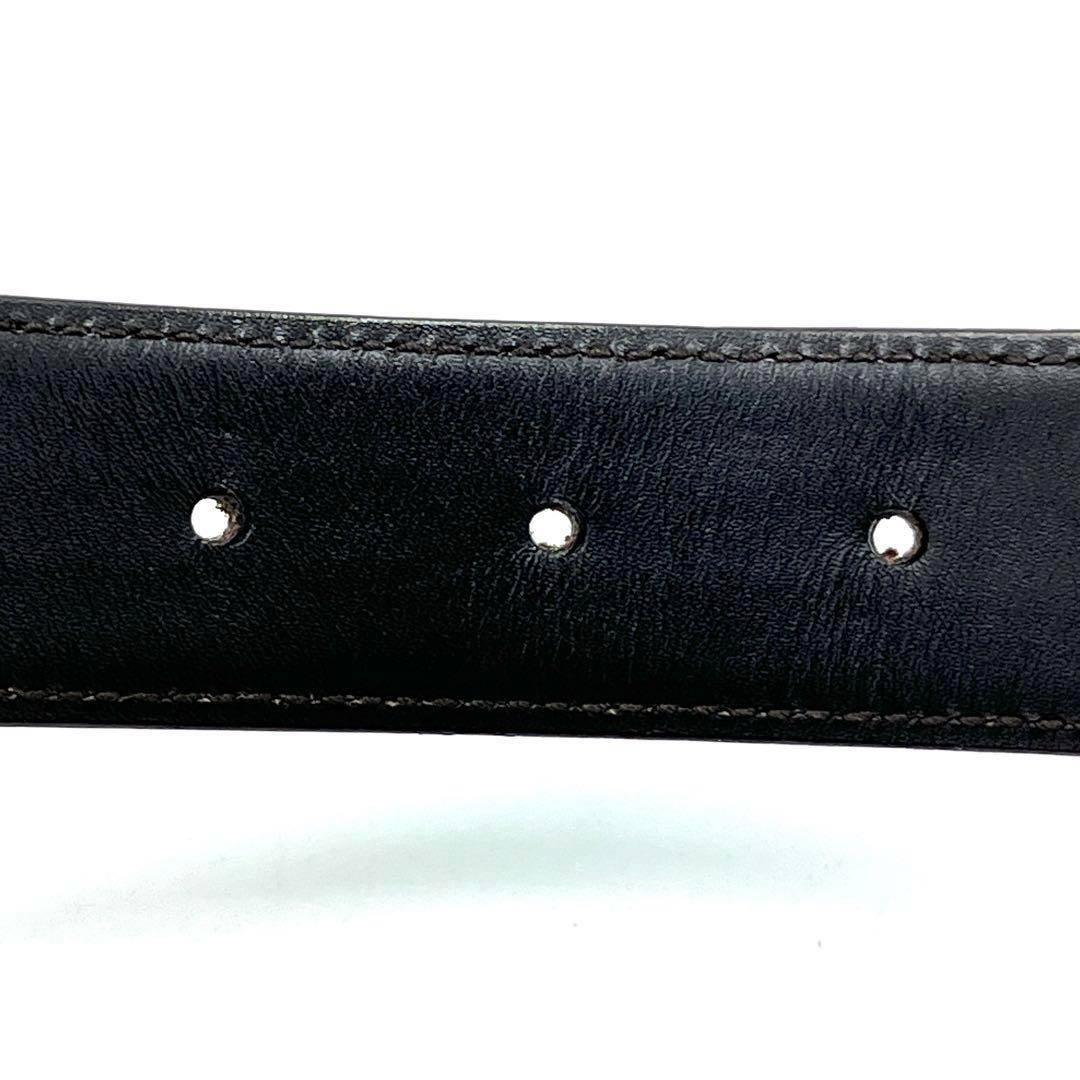 【美品】 グッチ ベルト GGキャンバス インターロッキング レディース