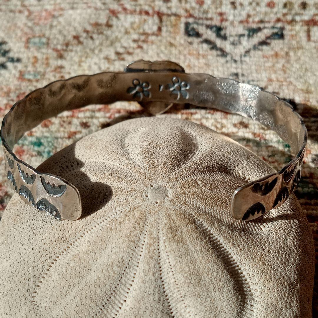 ハートターコイズ　シルバー925 バングル