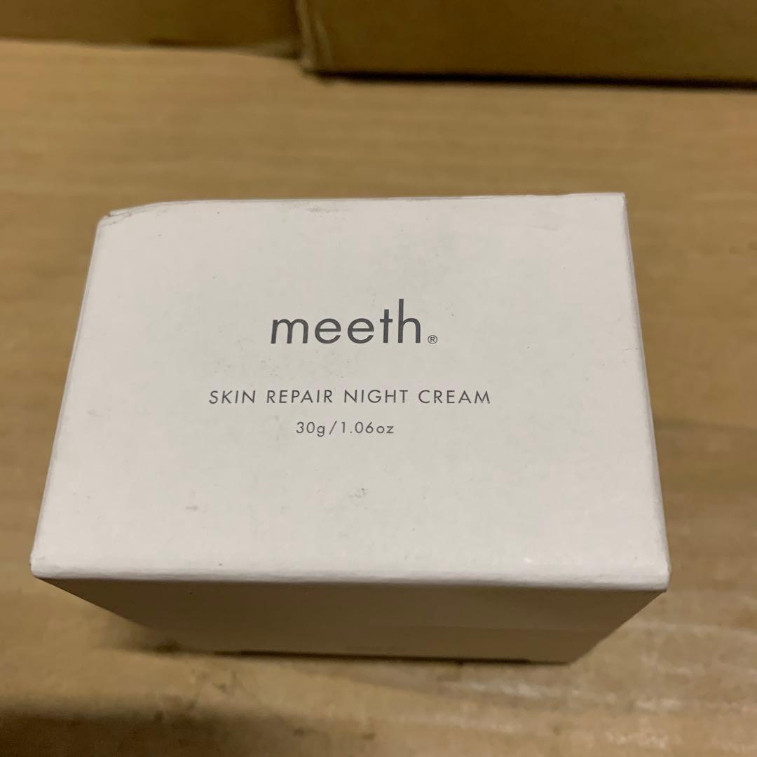 新品　meeth (ミース) スキンリペア ナイトクリーム　夜用クリーム　30g