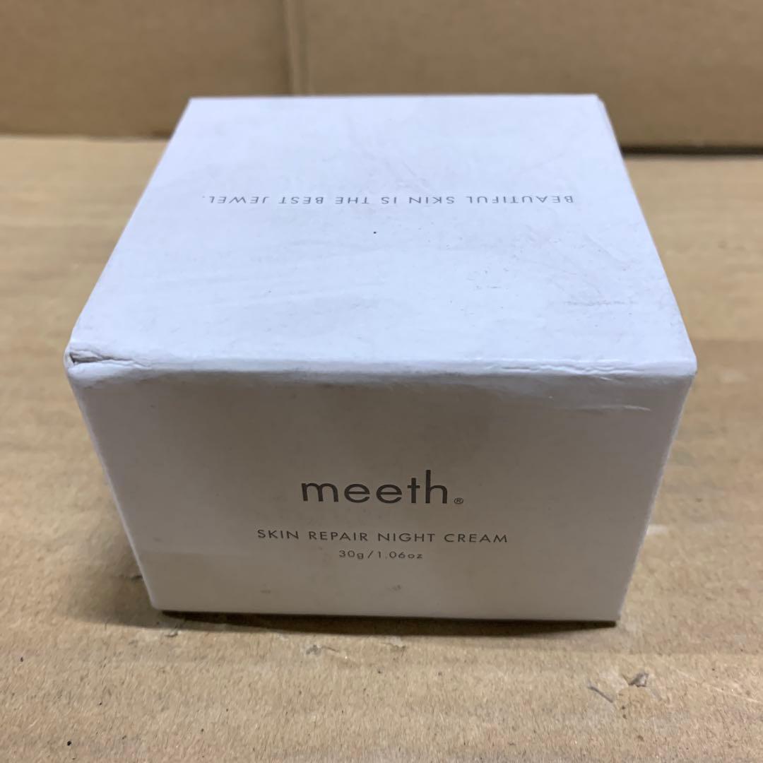 新品　meeth (ミース) スキンリペア ナイトクリーム　夜用クリーム　30g