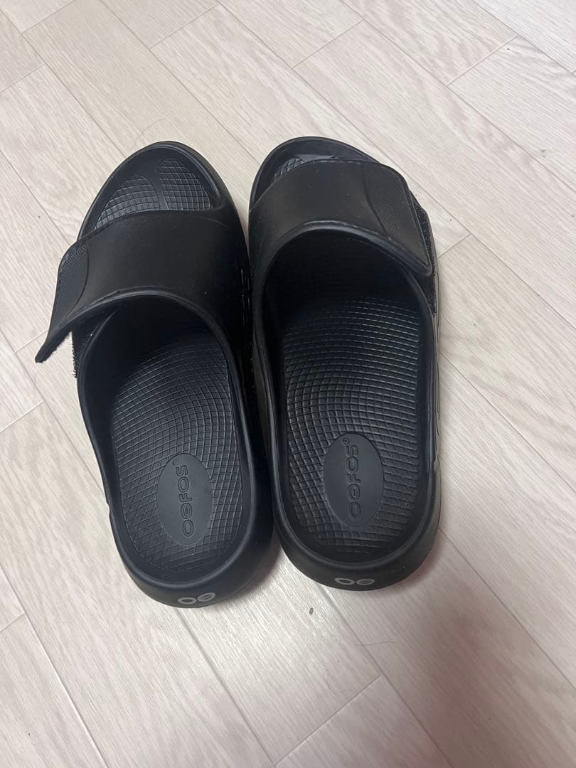 OOFOS MEN'S OOAHH SPORT FLEX ブラック 28cm