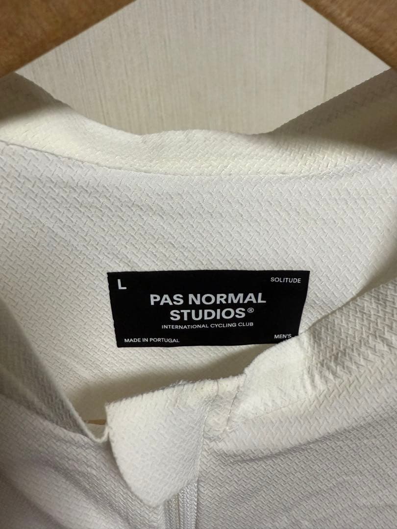 s*i様 PAS NORMAL STUDIOS サイクルジャージ L ホワイト/