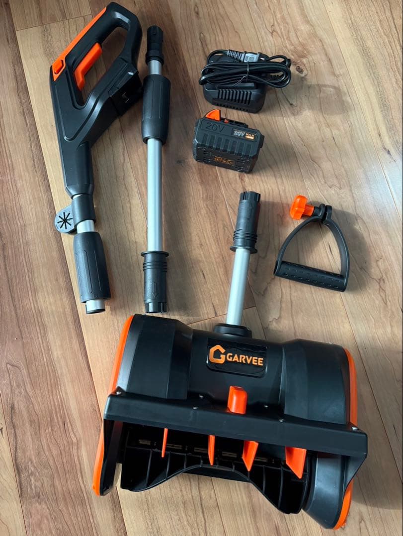 電動除雪機 充電式 家庭用 小型 コードレス 除雪幅30cm 軽量 PSE認証済