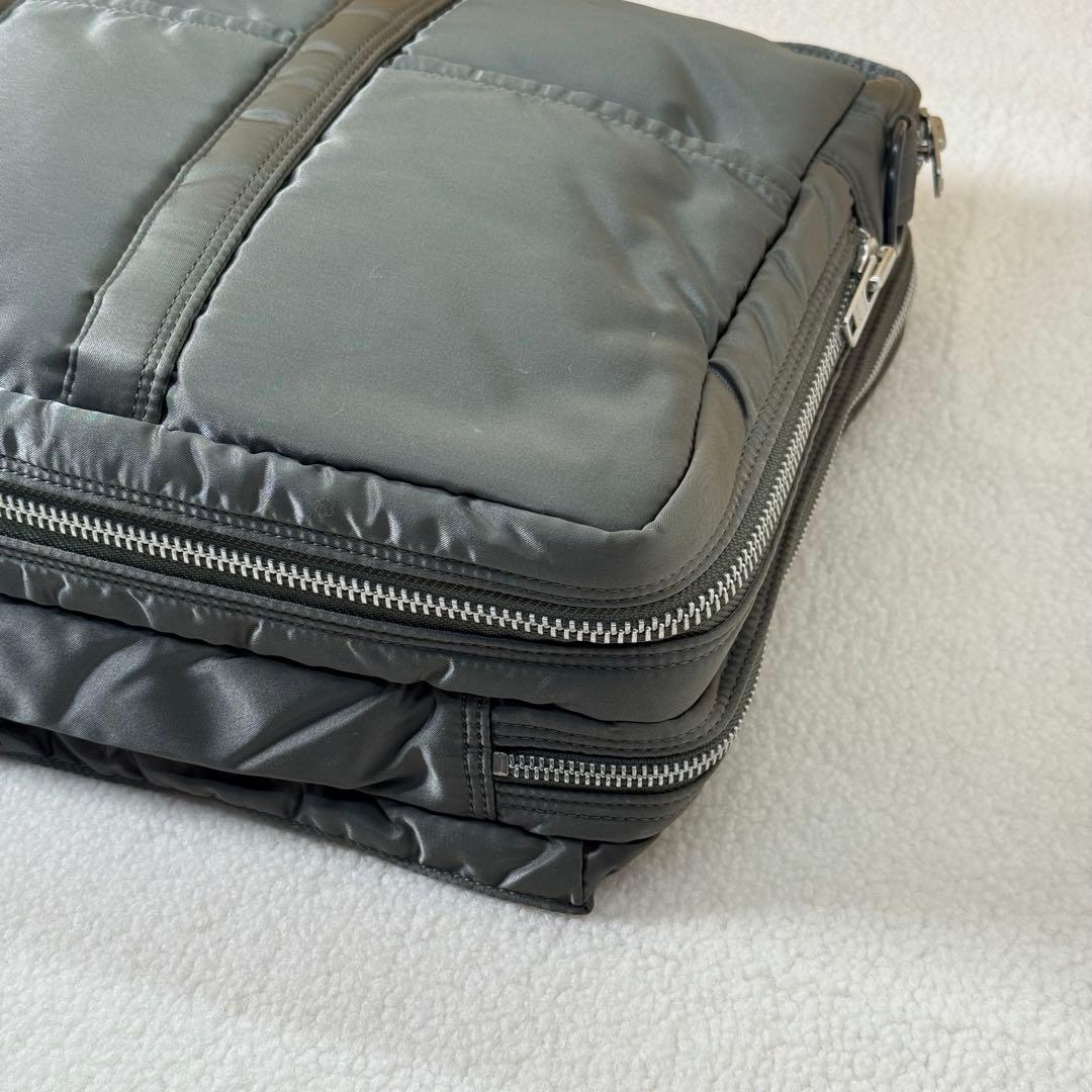 極美品　PORTER ポーター タンカー 2way ショルダーバッグ　 シルバー