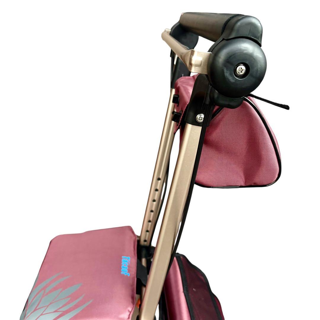 シルバーカー手押車　TacaoFテイコブナノンDX　ポーチバッグ付