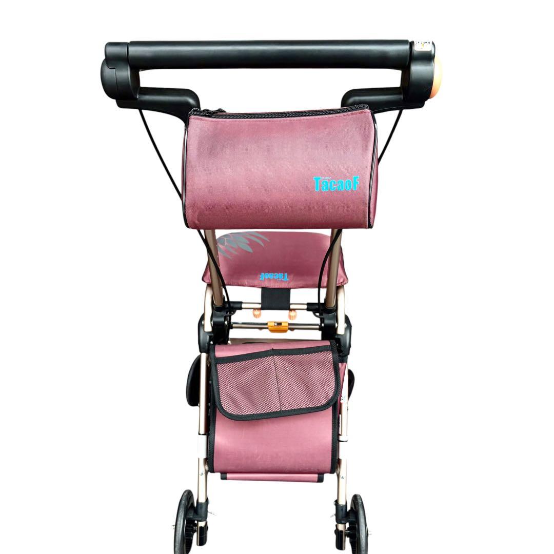 シルバーカー手押車　TacaoFテイコブナノンDX　ポーチバッグ付