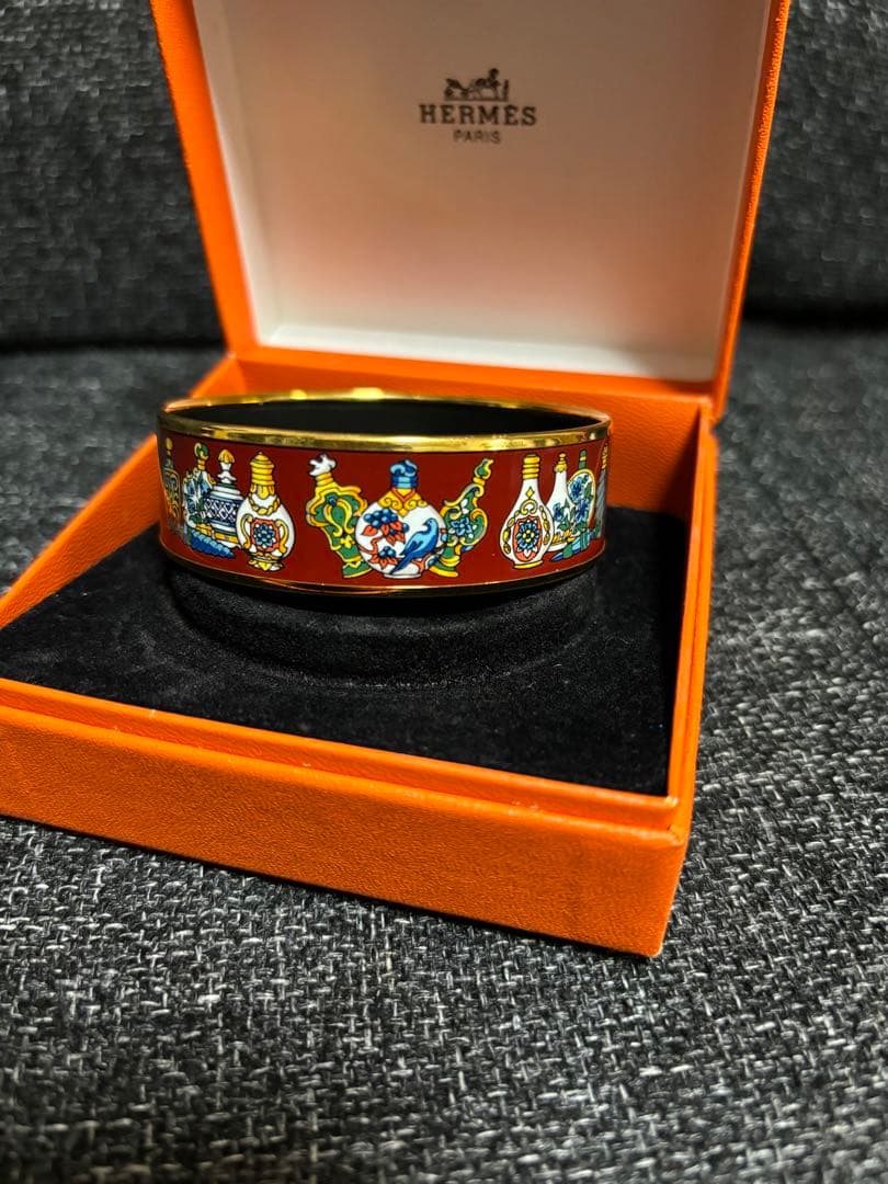 HERMES エマイユGM ゴールド　箱付き