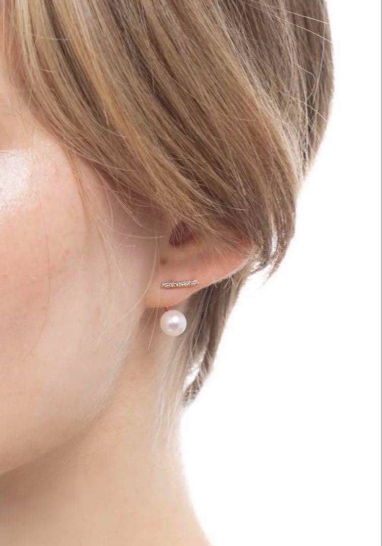 hirotaka ダイヤモンド　パール　ピアス