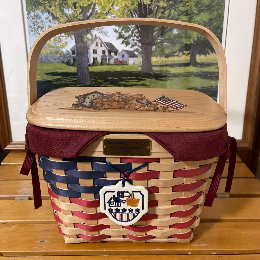 ロンガバーガーバスケット　longabergerバスケット　小物入れ