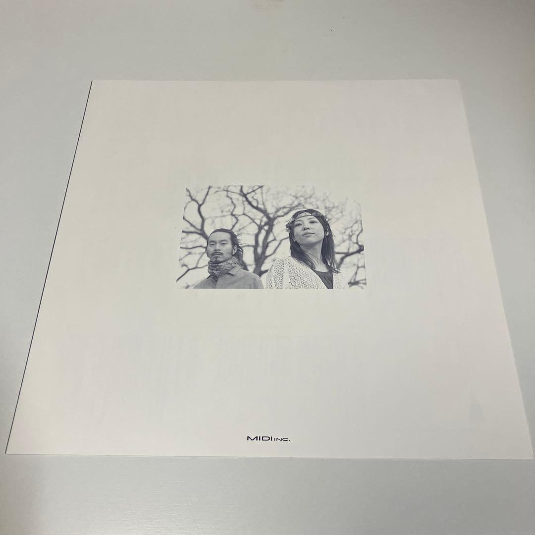 サイン入り ハンバートハンバート　まっくらやみのにらめっこ　LP アルバム