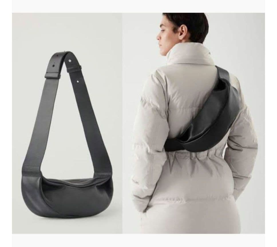 COS プレーテッド ベルトバッグ ブラック クロスボディバッグ 完売品