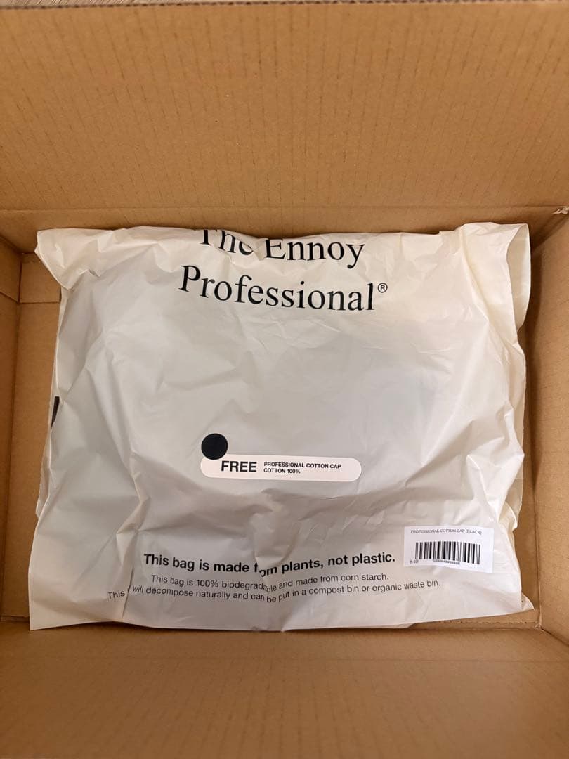 ENNOY PROFESSIONAL COTTON CAP （BLACK）