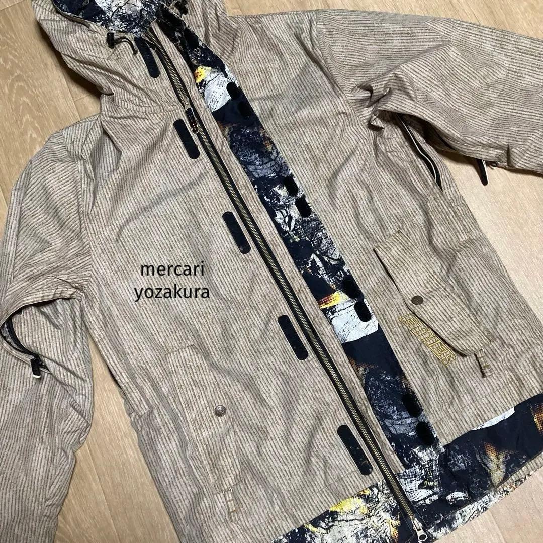 美品 ETHER エター M スノーボードウェア上下 COMPASS