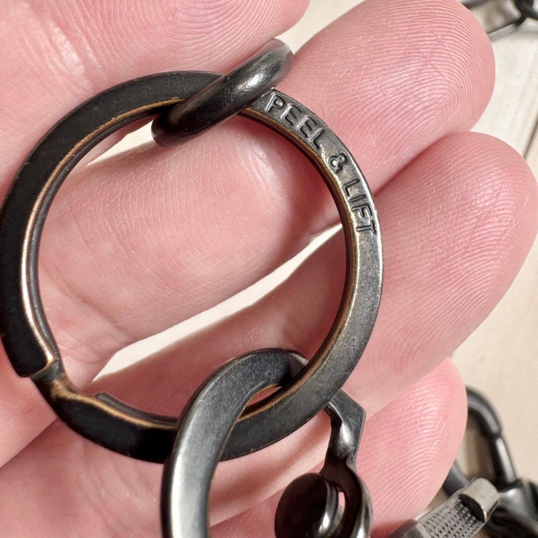 PEEL&LIFT 黒 ウォレットチェーン 廃盤 藤原ヒロシ ジョニーロットン