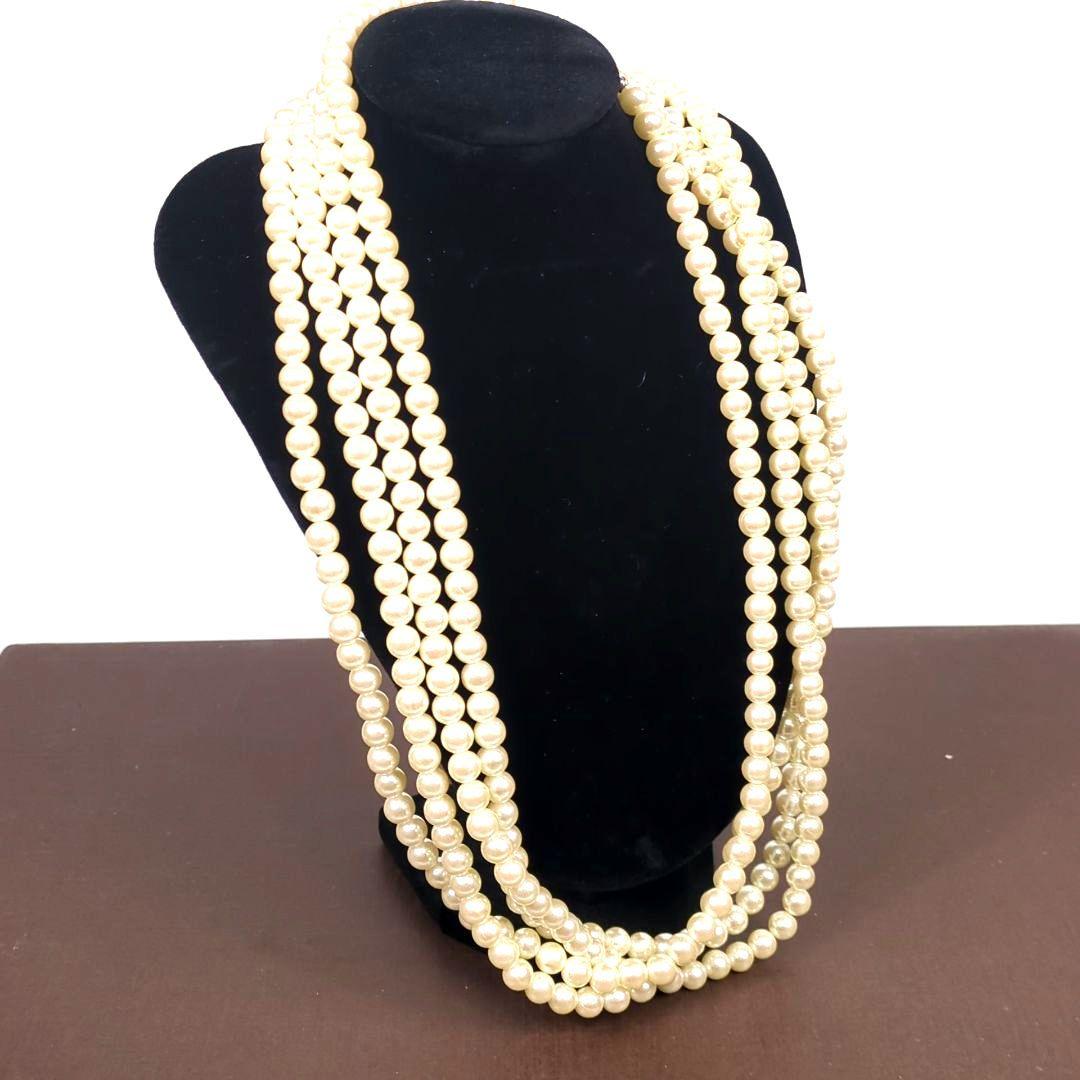 【テリ最強】本真珠 淡水パール パールネックレス pearl necklace