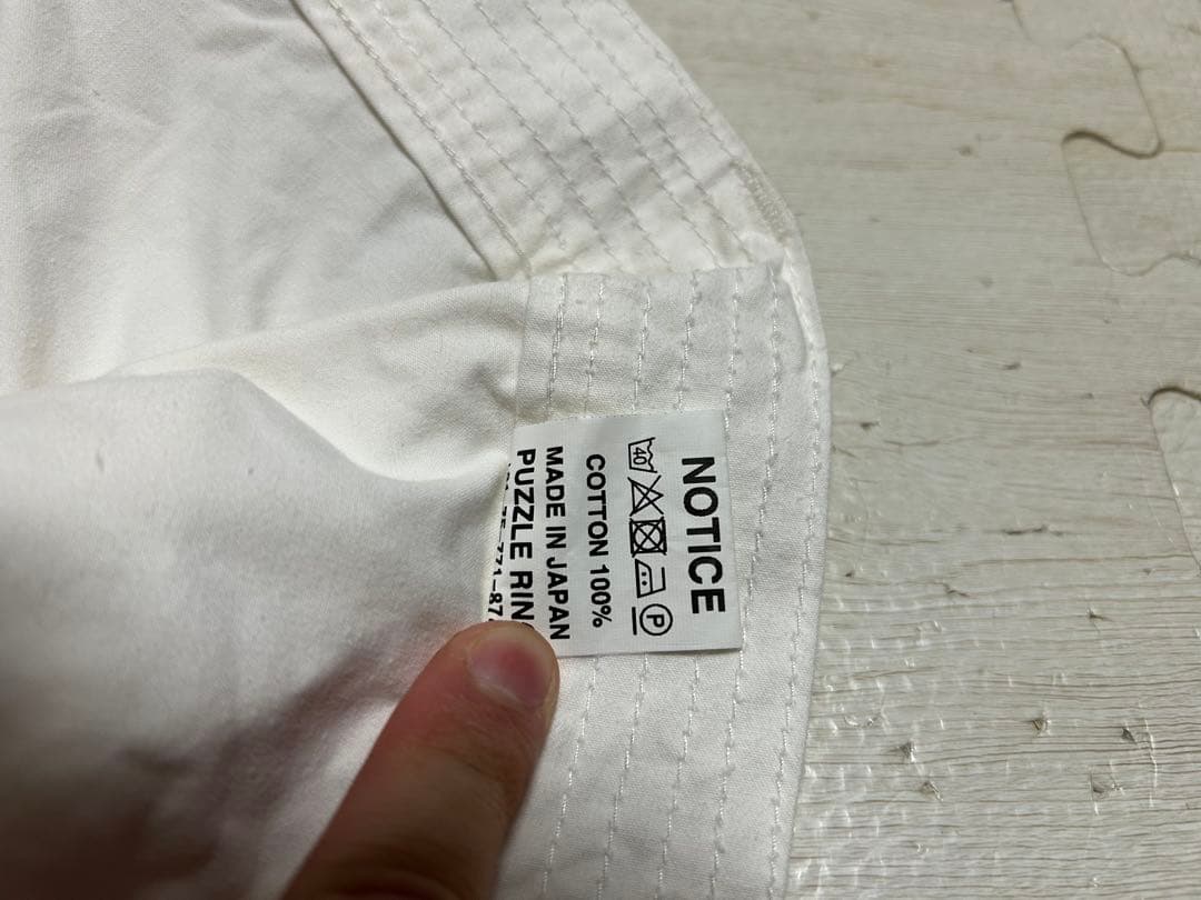 1/26掲載終了SASSAFRAS ベイカーパンツ　着用一回　ホワイト S