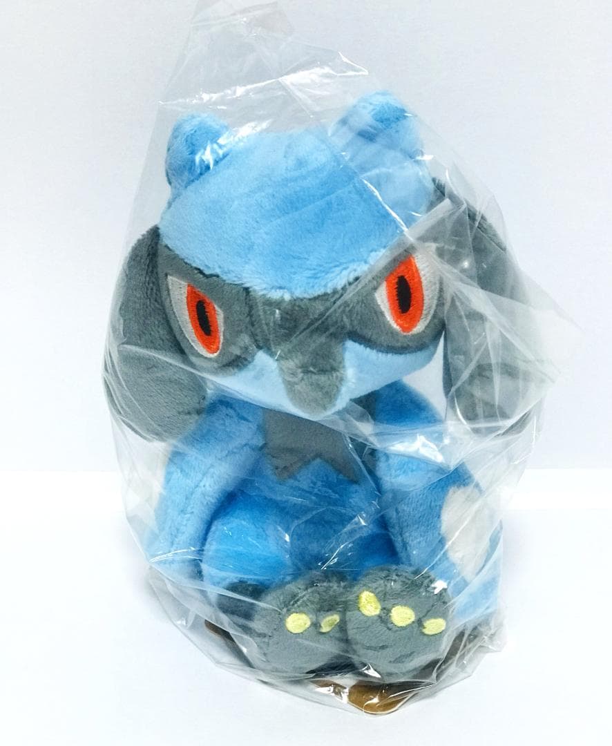 【新品・紙タグ付き】 ポケモン fit ルカリオ & リオル ぬいぐるみ セット