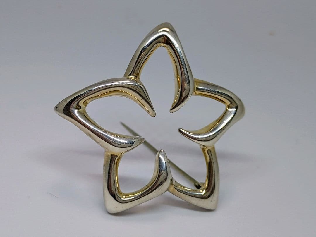 ティファニー ブローチ フラワーモチーフ プルメリア 1996 シルバー 925