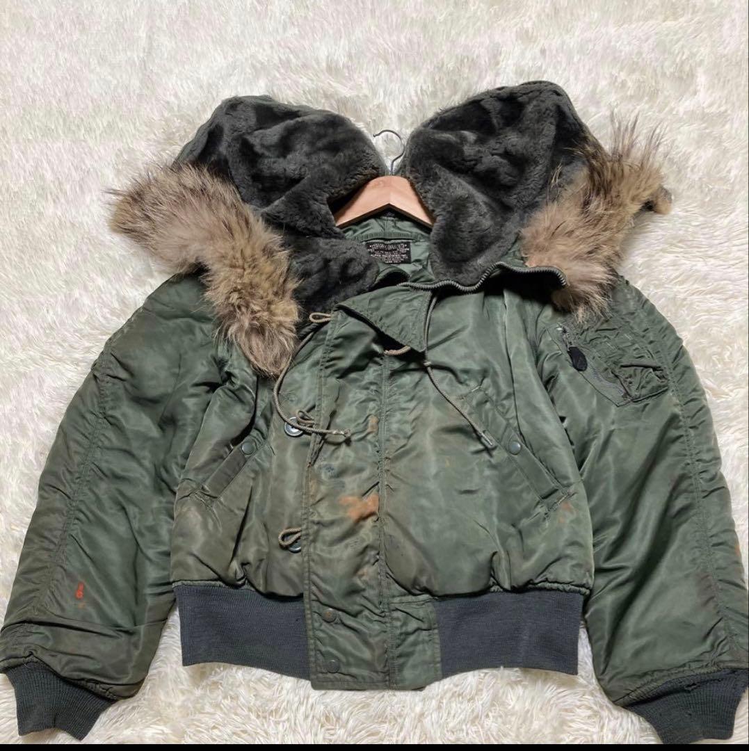 実物　希少　黒タグ　アルファインダストリーズ　N-2B 1964年度　M