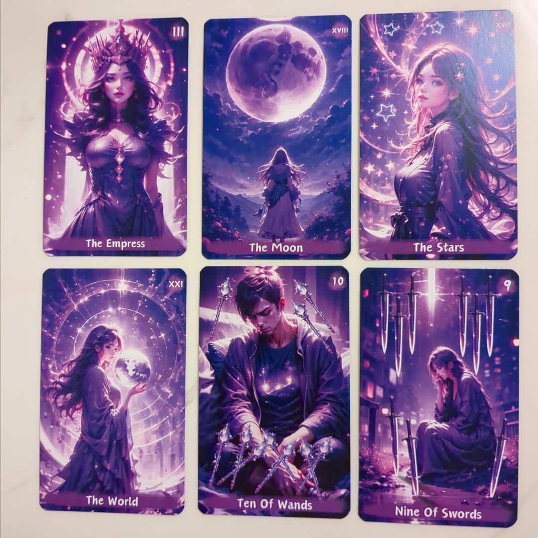 【正規品タロットカード】海外限定✨激レア品！トルディーズ✨パープルタロット