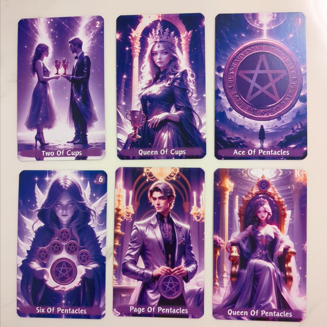 【正規品タロットカード】海外限定✨激レア品！トルディーズ✨パープルタロット