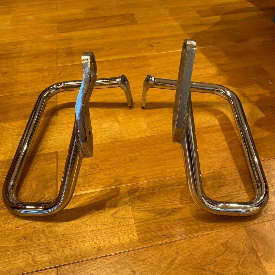 ハーレーダビッドソン 純正サドルバッグガード クロームEvo Softail