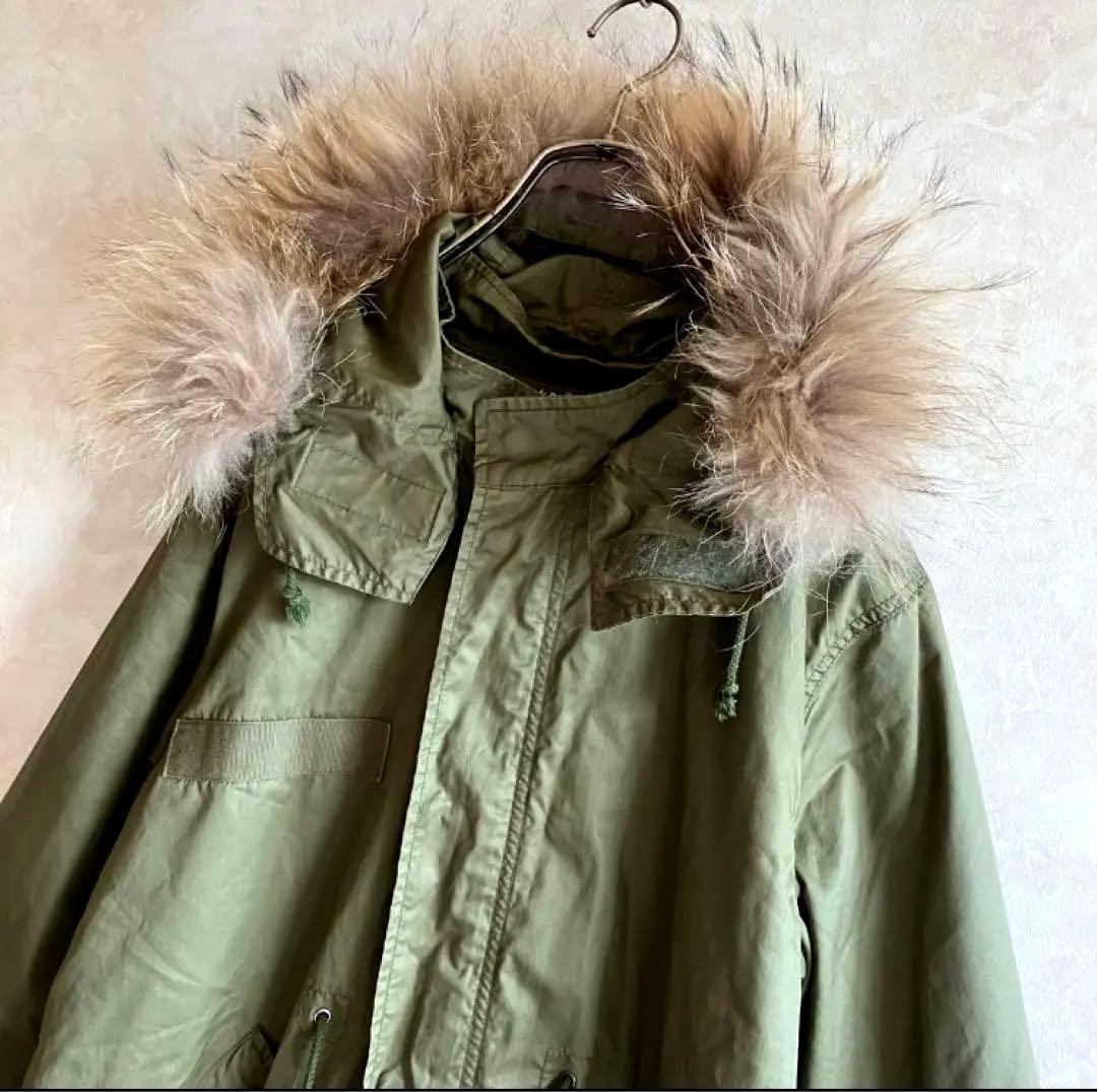 SHIPS シップス リアルファー ライナー着脱 M51 モッズコートM