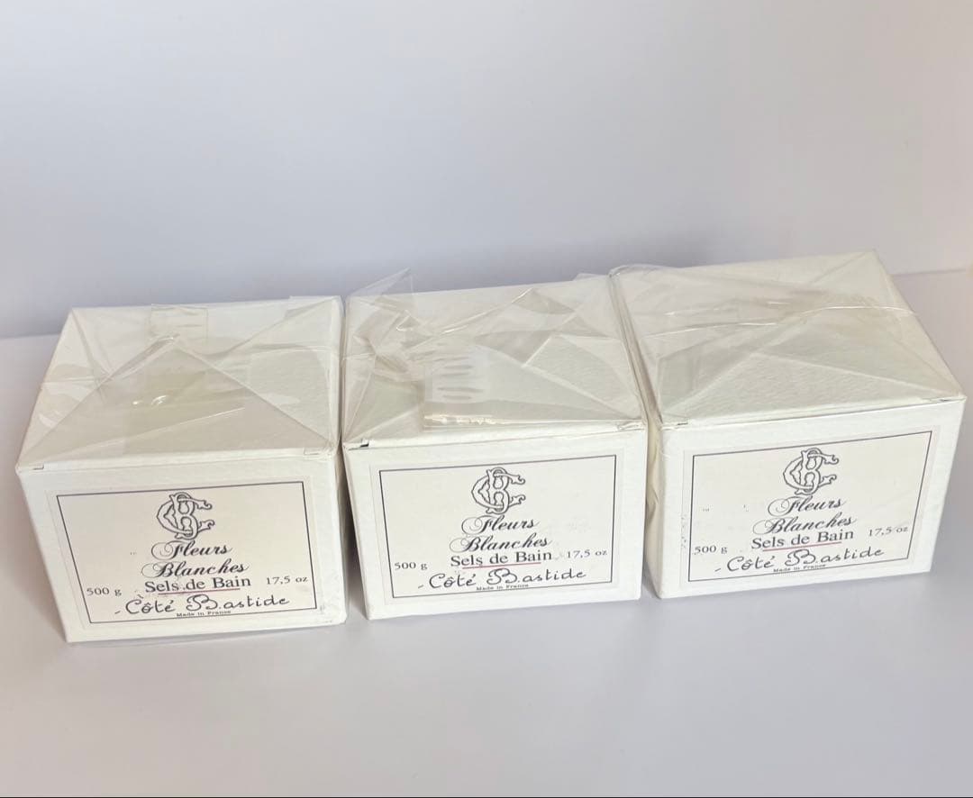 未開封品◆コテバスティド バスソルト ホワイトフラワー 三箱セット