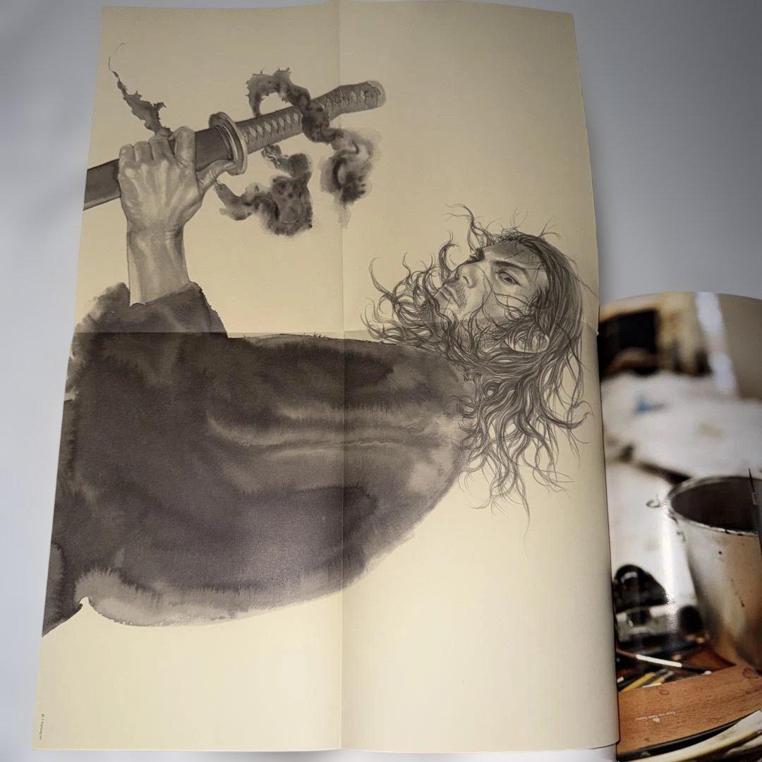 井上雄彦 バガボンド画集 『墨』『WATER』収納BOXセット+おまけ本3冊