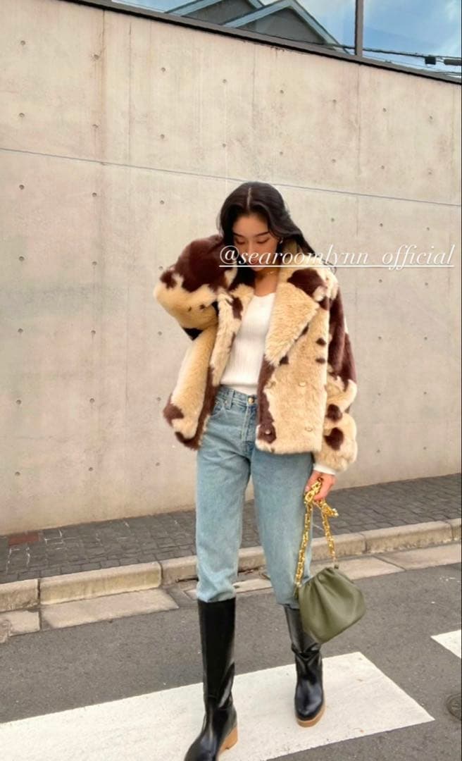 SeaRoomlynn シールームリン ECOファーショートcollarコート