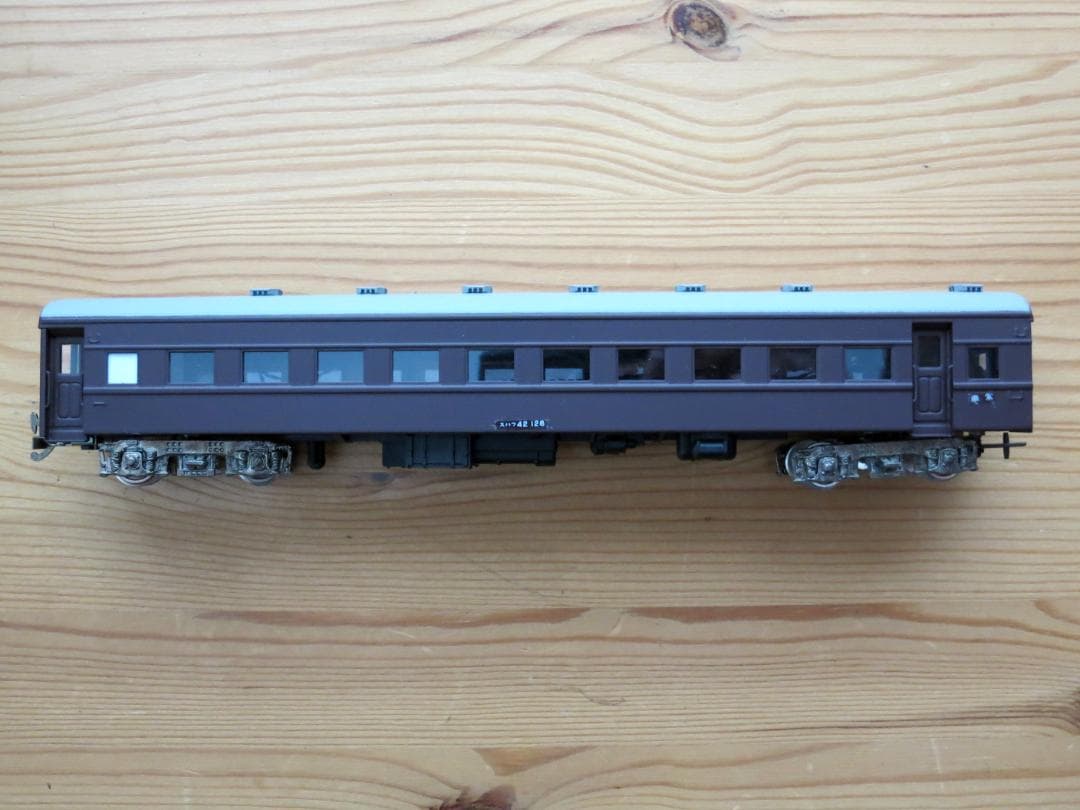 カツミ　HOゲージ　スハフ42　茶