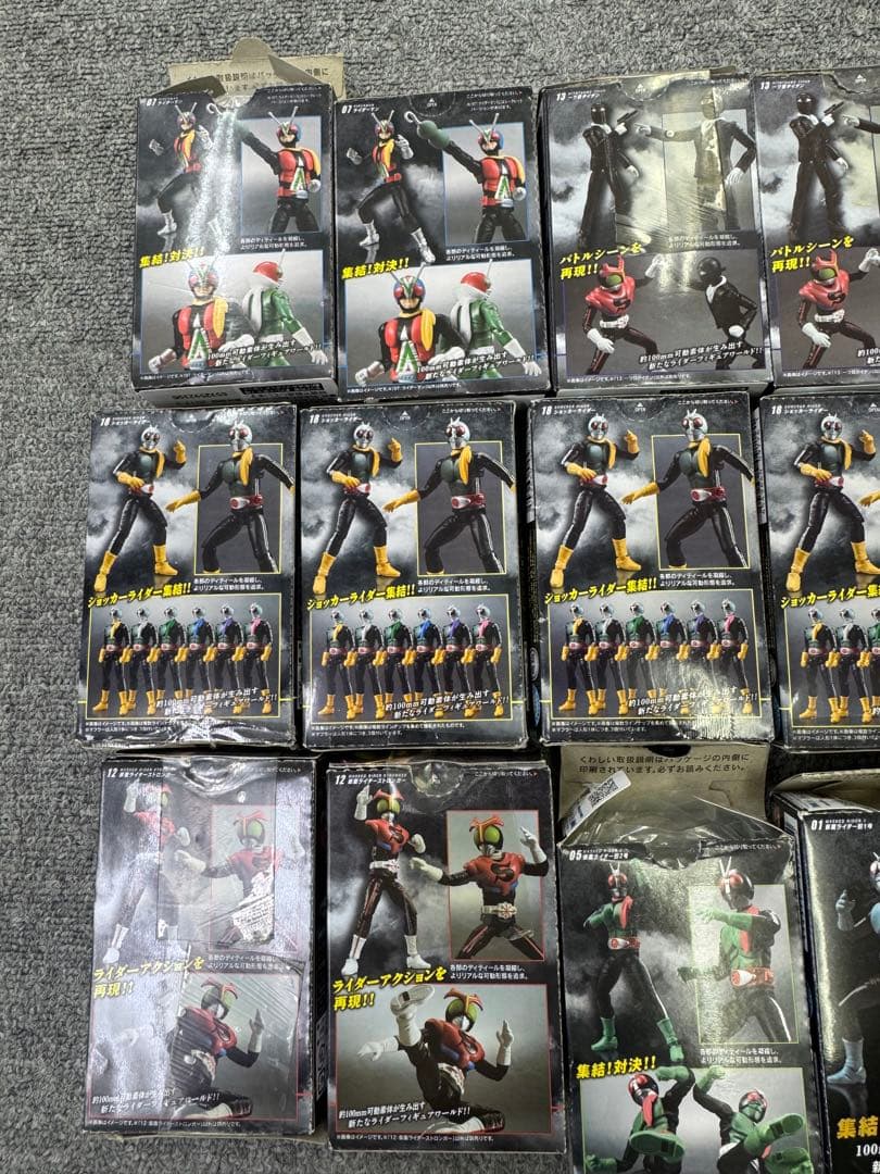 バンダイ 掌動 SHODO 仮面ライダーVS 18点　内袋未開封