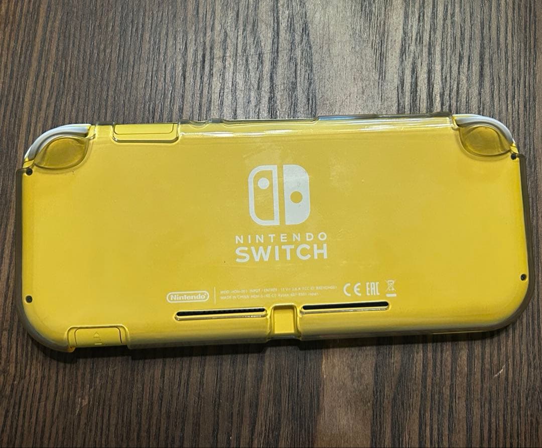 Nintendo Switch Lite イエロー クリアケース付き