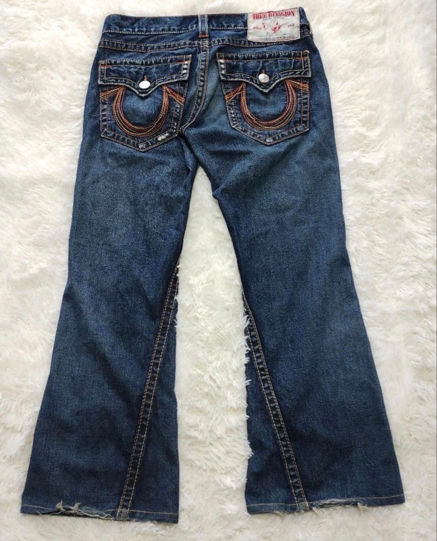 TRUE RELIGION RAINBOW JOEY フレアデニム