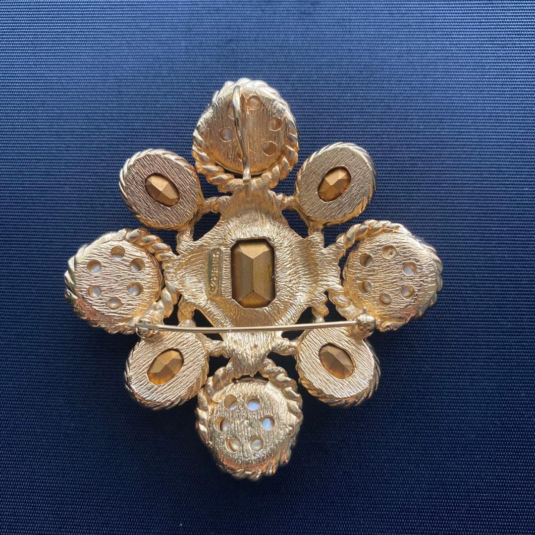 大ぶり　CINER　ヴィンテージ　ブローチ