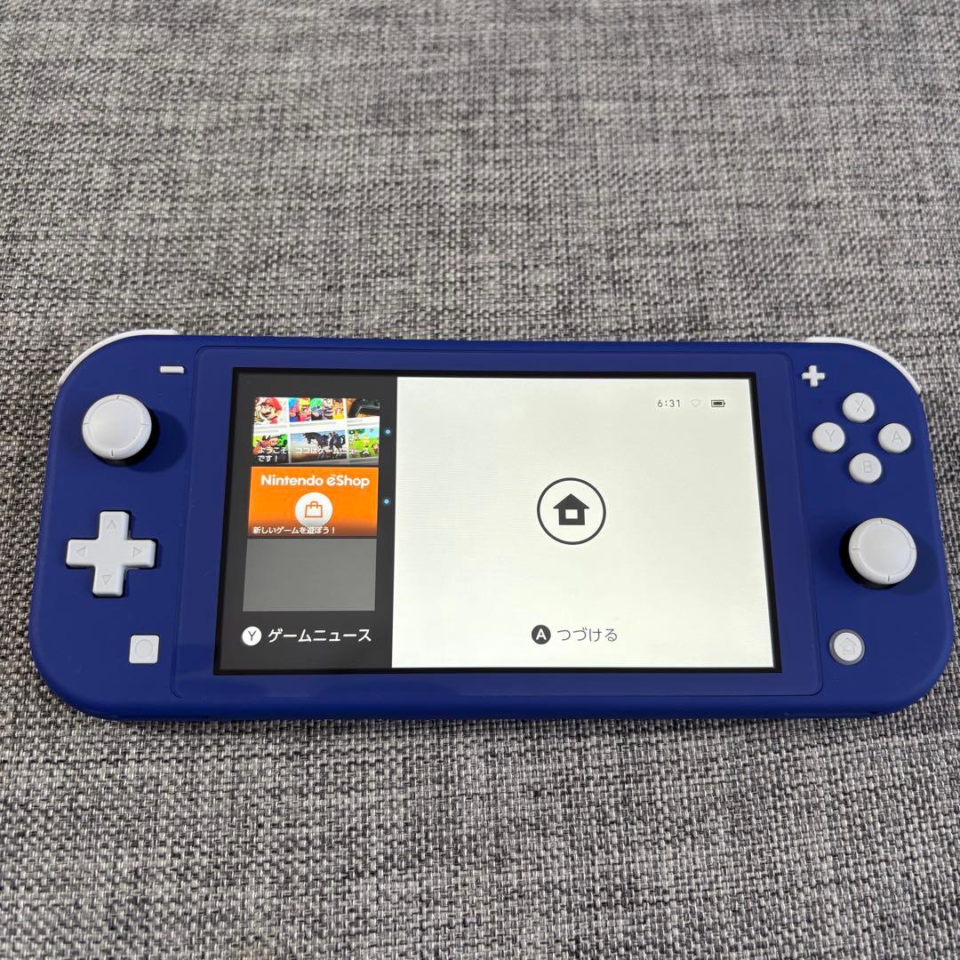 Switch Nintendo Lite ブルー 外箱あり
