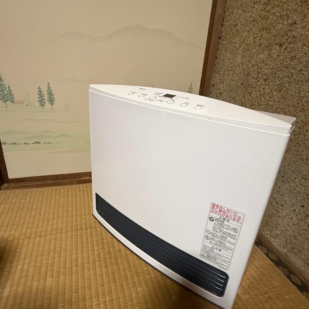 ノーリツ　都市ガス ファンヒーター GFH-4004S-W5 5mガスホース付き