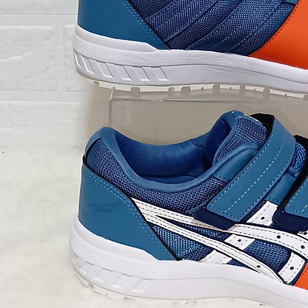 【新品・タグ付】アシックス 安全靴 ウィンジョブ 26.0cm オレンジ×ブルー