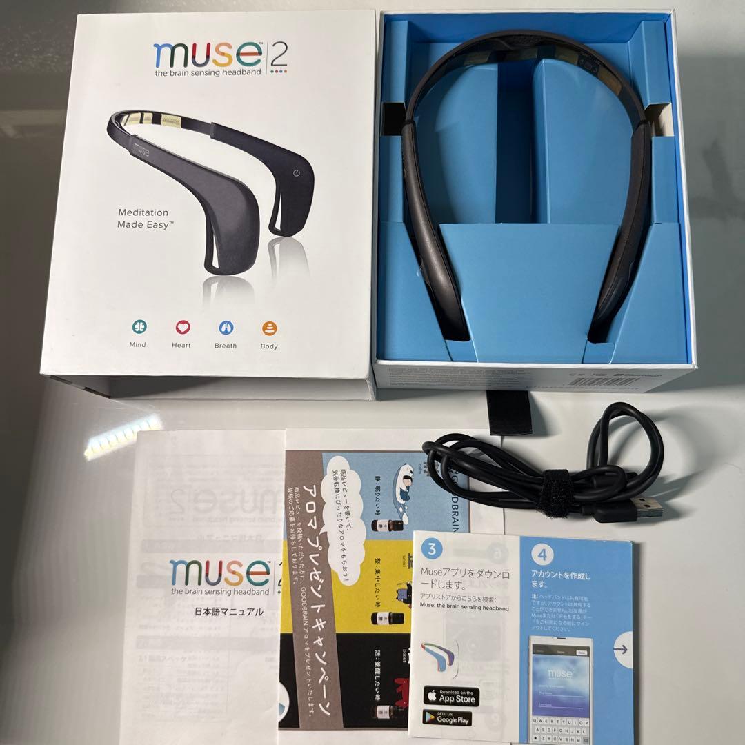 【定価44000円・使用数回のみ】muse2 脳波測定　瞑想　※値下げ交渉可能