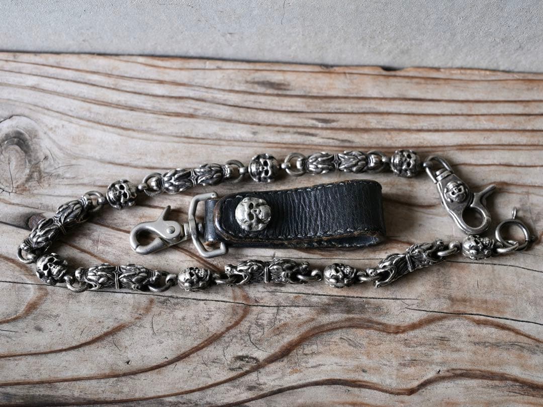 CREAM SODA / PINK DRAGON シルバー ウォレットチェーン