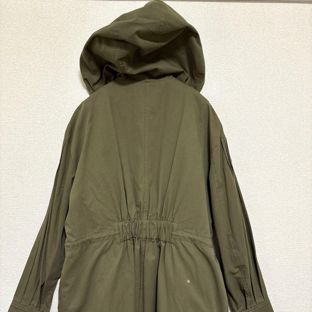 極美品✨ミューベル 【定価5.8万】モッズコート ロング 2WAY カーキ 36