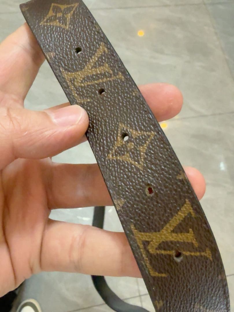 ルイヴィトン モノグラム イニシャル LVロゴ リバーシブル 85サイズ