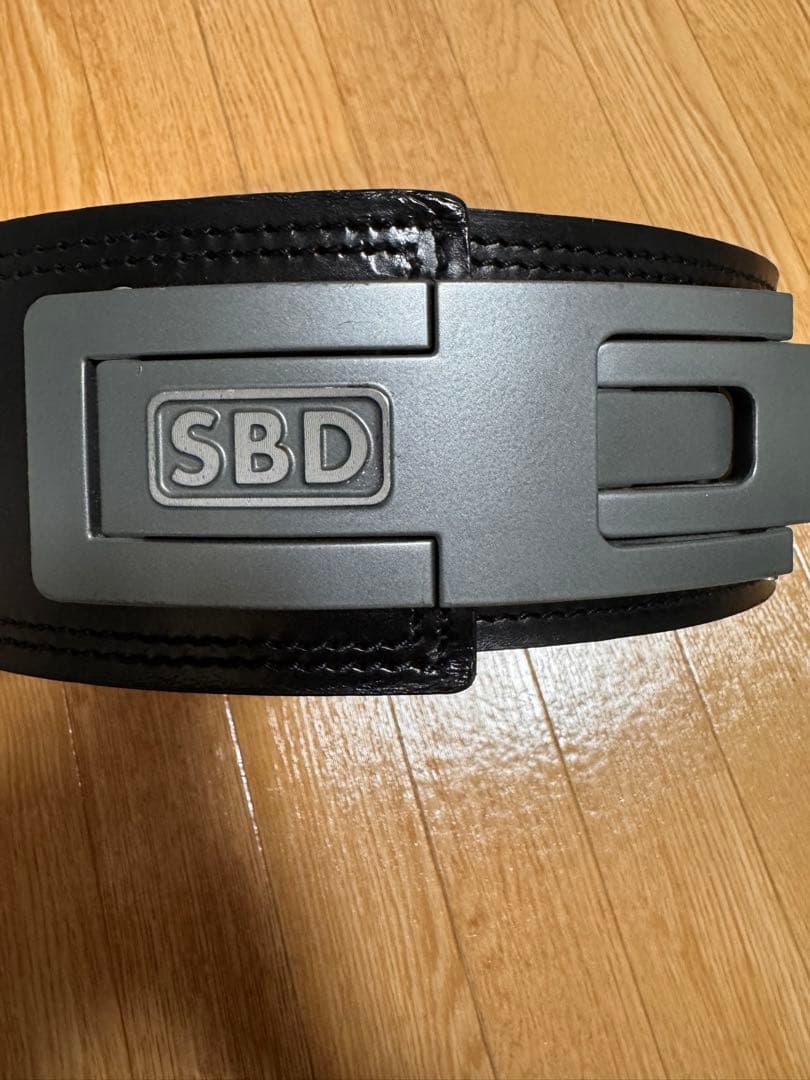 【旧ロゴ】SBD トレーニング・パワーベルト 黒/赤　サイズS