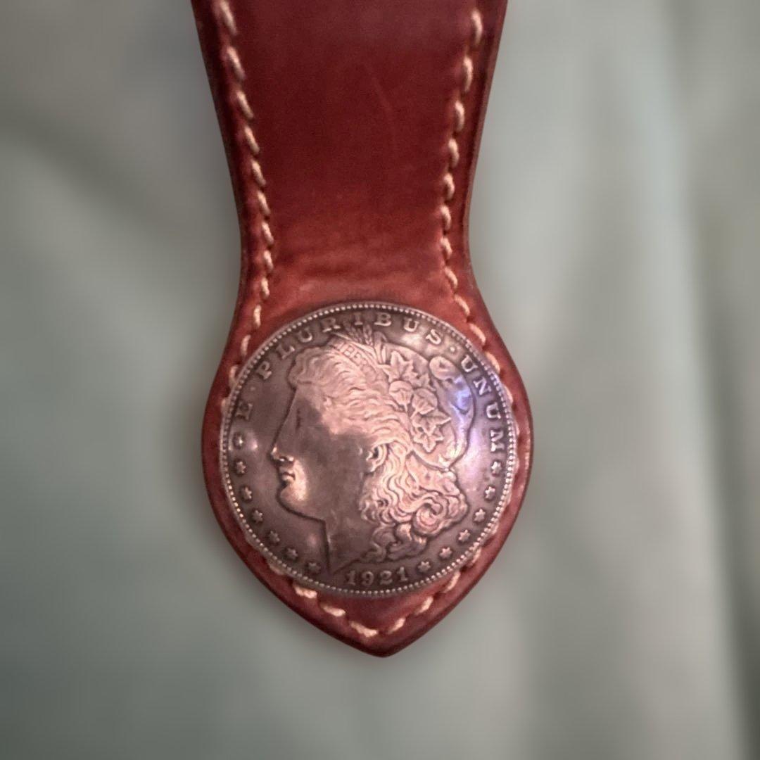 ハリスノカゼ　ベルトループキーホルダー　モルガンコンチョ